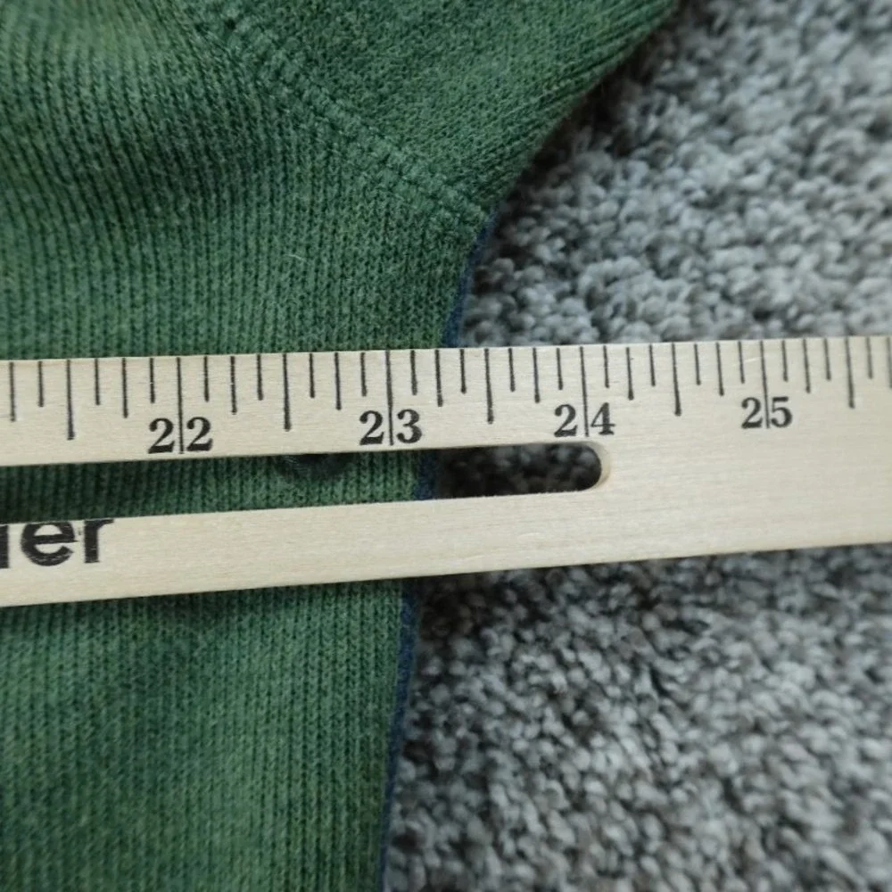 Tommy Bahama Sweater Mens L‎ Green 1/4 Zip Pullover Knit Long Sleeve Sweatshirt